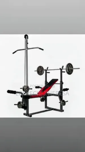 Weight Bench With Lat Pull
