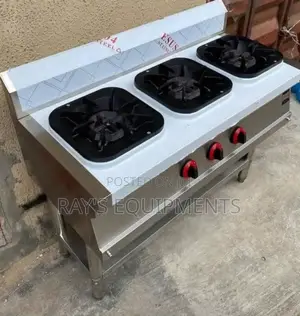 3 Burner Industrial Gas Cooker