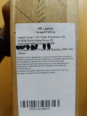 New Laptop HP 14-Dq1025cl 8GB Intel Core I5 SSD 512GB