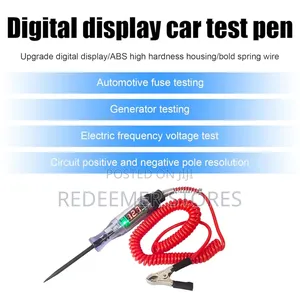 Car Circuit Tester Pen For 6v 12v 24v Dc Voltage