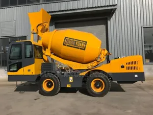 Mobile Concrete Mixer Fork Lift Four Cubic