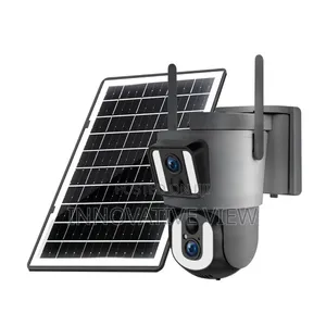 Security Dual Lens Ubox PTZ 4g Solar Camera