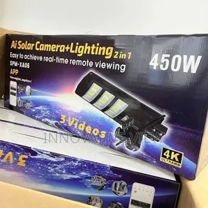 Security Ai Solar Streer Light PTZ 4g Camera