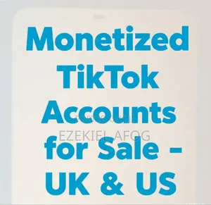 Uk/Us Monetized Tiktok Accounts for Sale