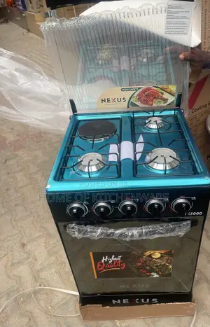 3 And  1 Electric Gas Cooker With Automatic Ignition And Oven