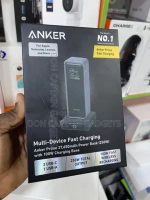 Anker Prime 250w Power Bank 27650mah With 100w Charging Case
