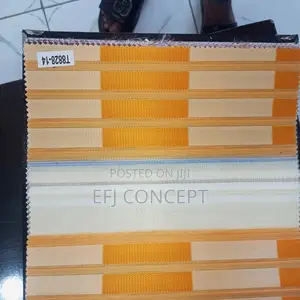 Day And Night Window Blind - Attractive Orange Fabrics