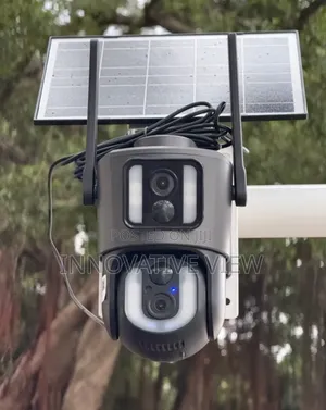 Security Dual Lens Ubox PTZ 4g Solar Camera