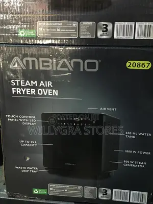 Ambiano Steam Air Fryer Oven 15l