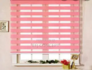 Day And Night Window Blind - Attractive Pink Design