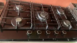 Industrial 5 Burner Cabinets Gas Cooker