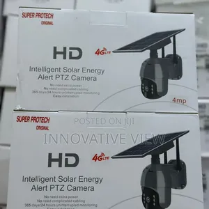 Security Ubox Single Lens PTZ 4g Solar Camera