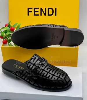 White Versace Half Shoe