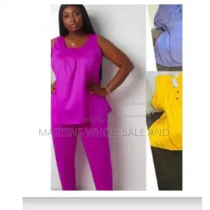 Two Pieces Lounge Wear(Sleeveless Top and Matching Pant)