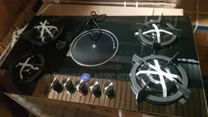 4+1 Ceramic Glass Gas Hob