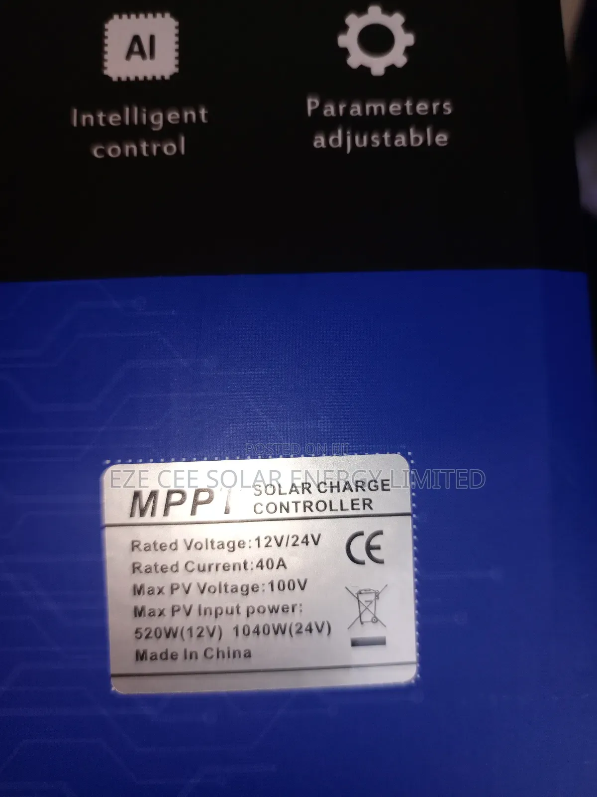 40ahms Mppt Charge Controller