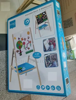 Big Size Adjustable Children Double Sided Wooden Learning Board