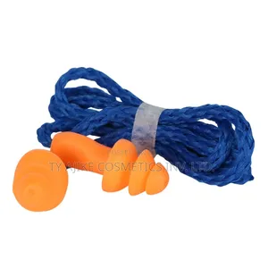Noise Reduction , Sport, Swim, Sleep Earbuds With Rope - 1 Pair