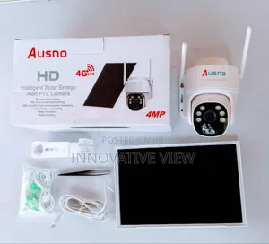 Security Ubox Single Lens PTZ 4g Solar Camera