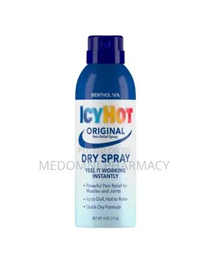 Icy Hot Original Pain Relief Dry Spray 4 Oz