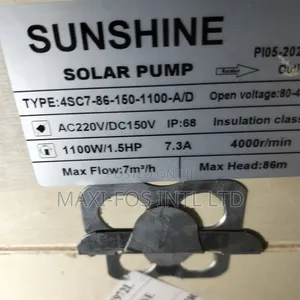 Solar Submersible Pump
