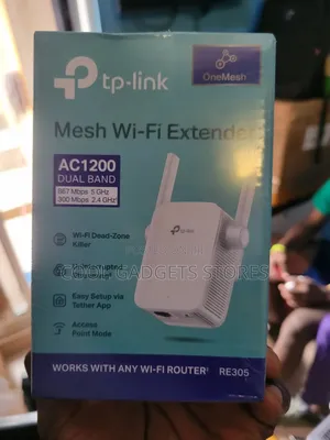 Tp-Link Ac1200 Dual Band Mesh Wifi Extender