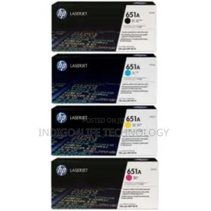 Hp 651a Laserjet Toner Black Magenta Cyan Yellow