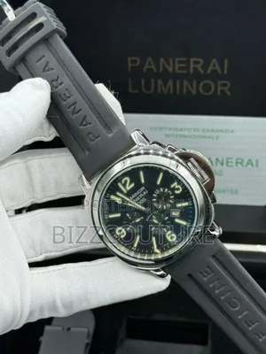 Original Panerai Luminor Black Rubber Strap Watch