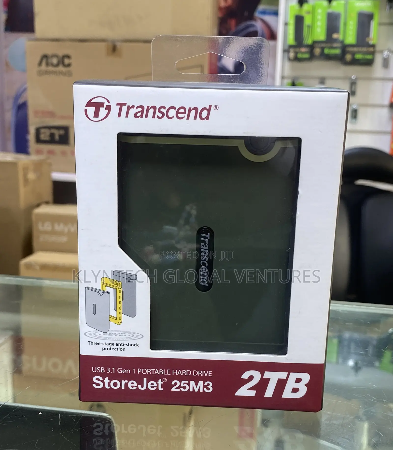Transcend External Hard Drive 2tb
