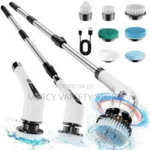 Rechargeable Spin Scrubber Brush - 7in1