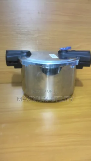 Tefal 8 LTRS Pressure Pot Super Clean Uk Used With Steamer Basket