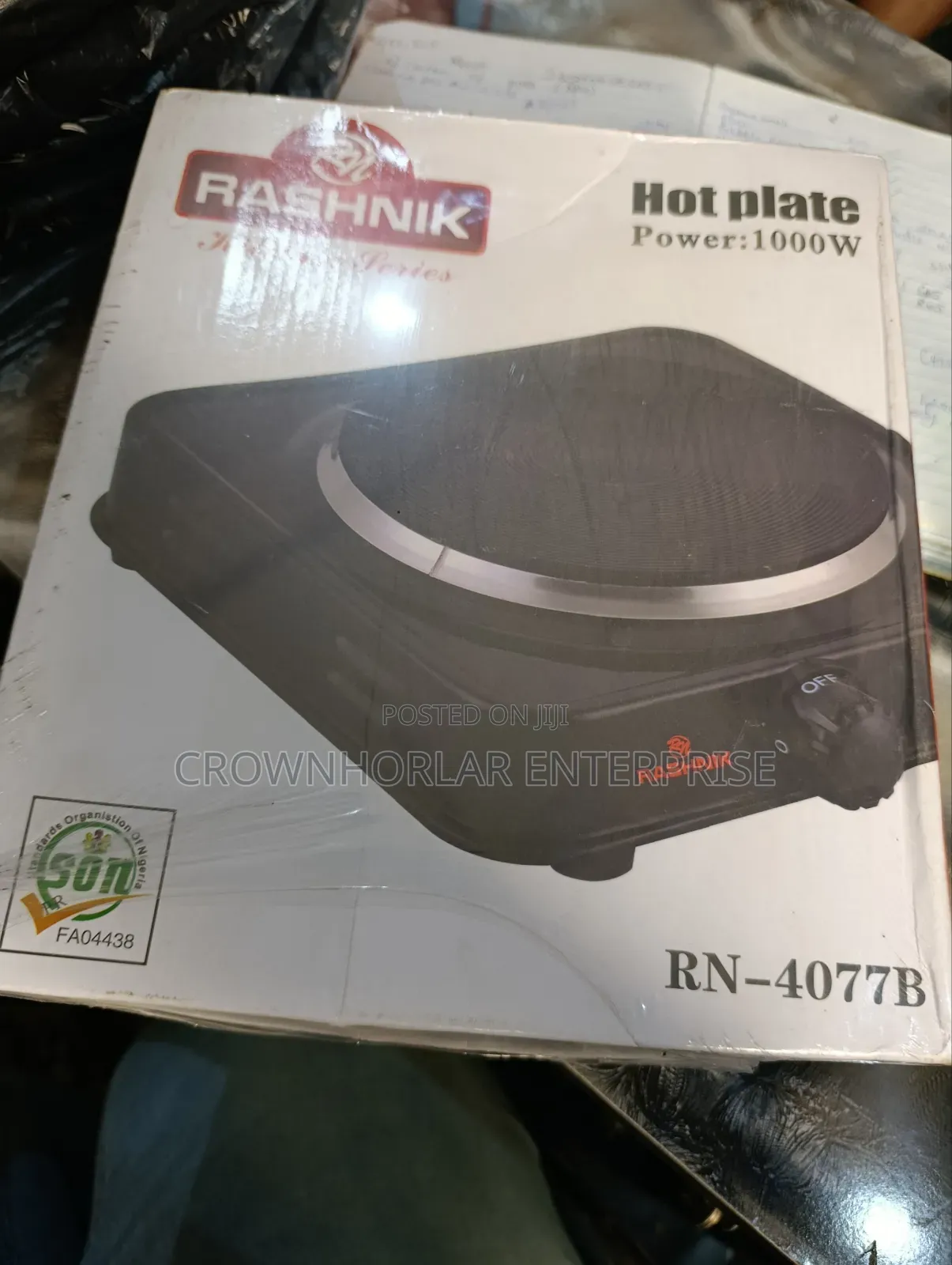 Rashnik Single Hotplate