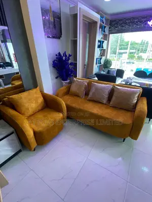 2,1 Seater Mustard Sofa