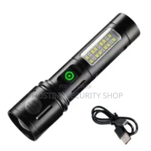 Tactical Flashlight With Cob Strobe Light