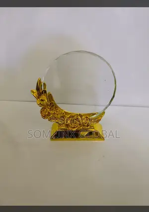 Gold Crystal Plaque