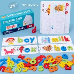 Spelling Game Toy, Matching Letter Games, Flash Cards