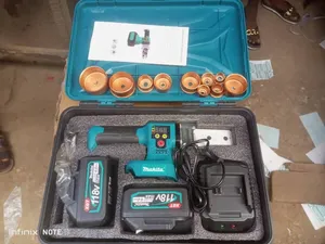 Makita XGT Cordless Tool Kit, Likely a Pipe Welding or Flaring Tool