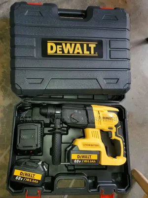 Dewalt 68v Lithium Battery Cordless Hammer Drill and Angle Grinder