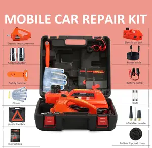 Automatic 5t Electric Car Jack + Wrench Led- Roadside Emergency Tool