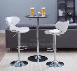 Luxurious White Bar Stools