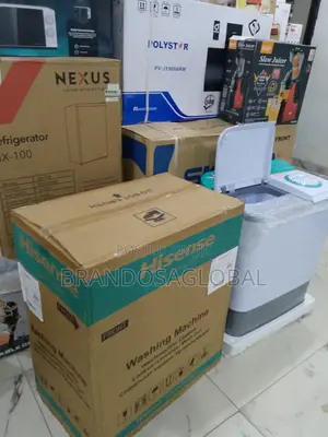 Hisense 5kg Washing Machine – Twin Tub, Fast Wash