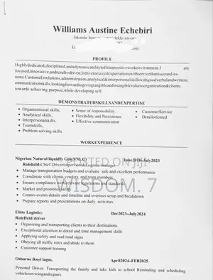 I'm a Professional Defensive Driver and I'm Looking for Work.Island