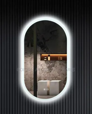 50x80cm Oval Shaped Led Mirror