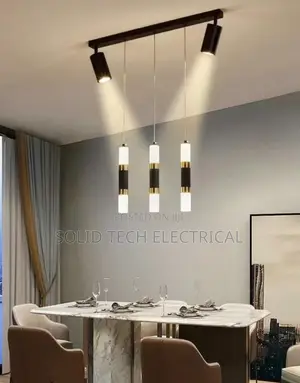 3 Drops Pendant Lights With 2 Tracklights