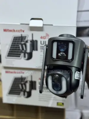 Ubox Dual Lens 8mp Solar Cctv Camera Is Available In Stock