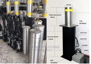 Remote Control Cast Lift Bollards