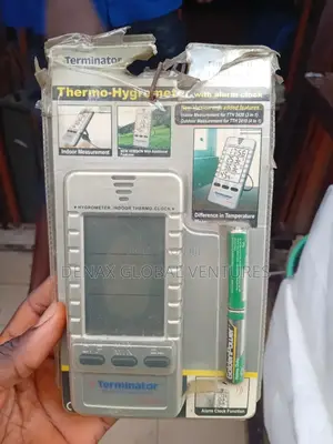 Indoor Thermometer With Alarm Clock