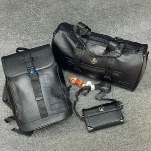Quality Sunsilk Leather Backpack, Duffel Bag Cross Bag Combo