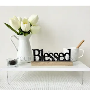 Blessed Word Wooden Decor