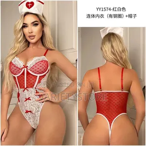 Sexy Nurse Uniform Jumpsuit